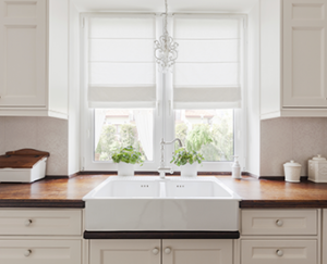 decluttered kitchen sink