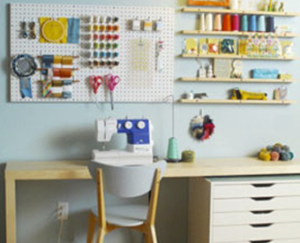organized craft room