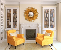 yellow livingroom