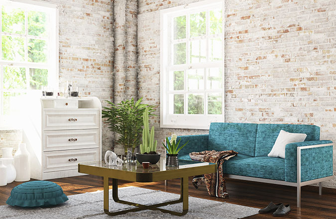 organized living room