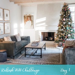 Holiday Decor Organization During our Refresh 2020 5 Day Challenge