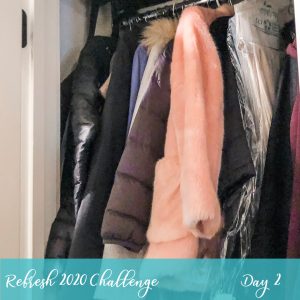 Coat Closet Organization During our Refresh 2020 5 Day Challenge