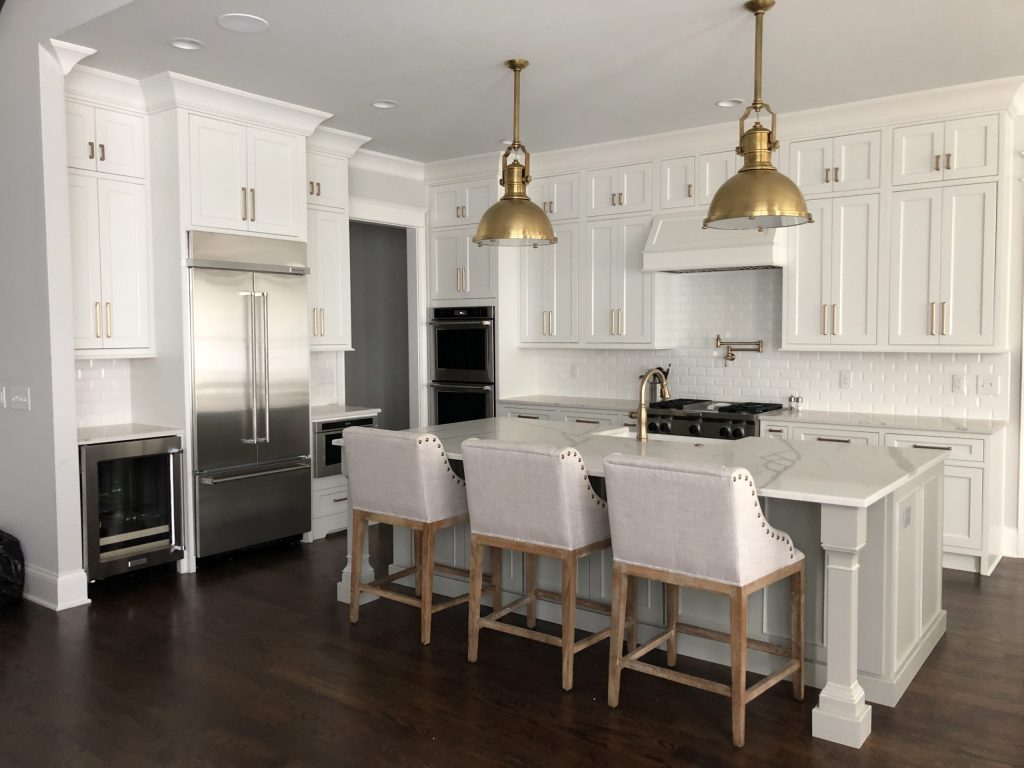 kitchen organized with no clutter on countertops