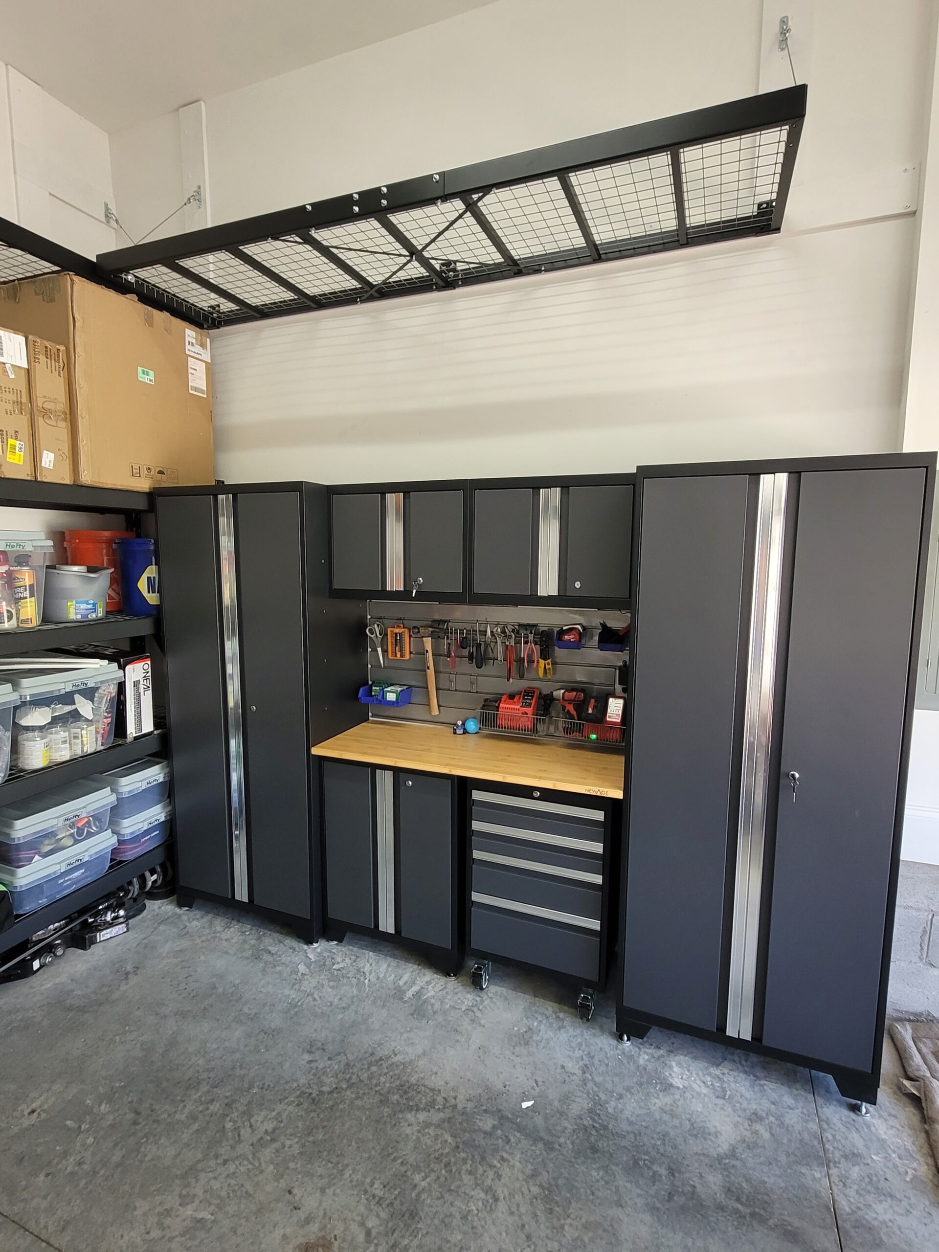 New Age Tool Storage Garage Organization