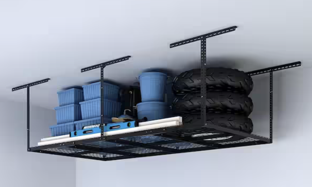 overhead garage storage rack