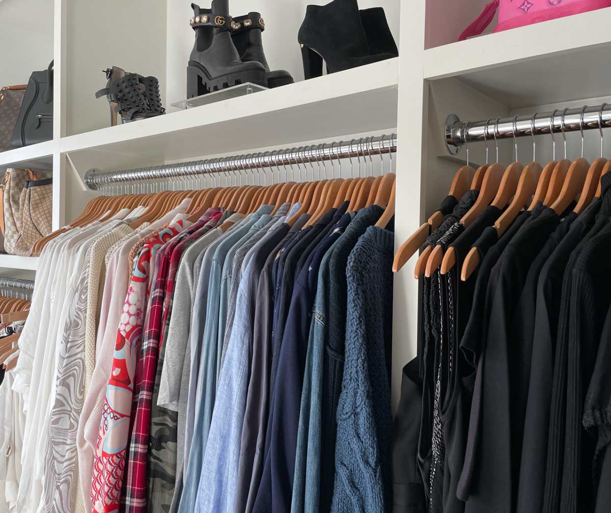 fresh space organized closet
