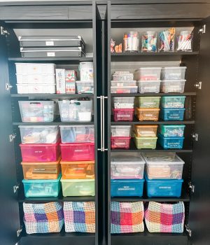 Our Tidy Boxes from Container Store