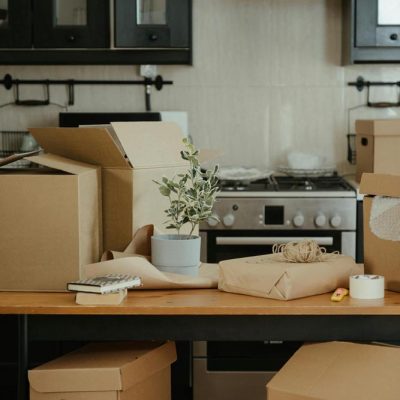 unpack the kitchen after a move